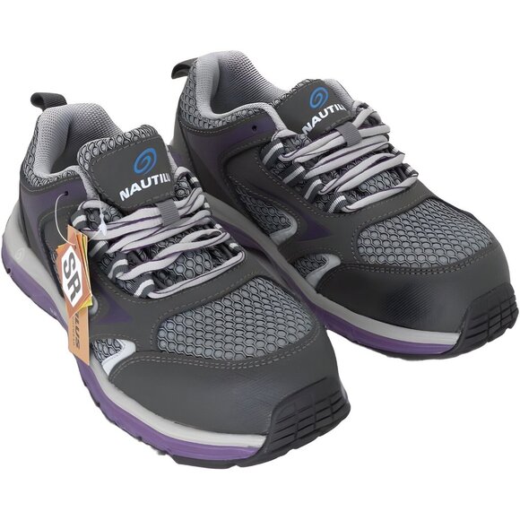 Nautilus Safety Footwear Womens Tempest Low CT Grey Size 7.5 Wide - Picture 1 of 5